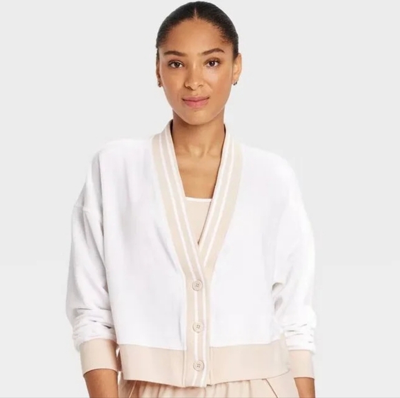 Bundle (2) JoyLab Terry Cloth Cardigans Size S - Picture 10 of 10